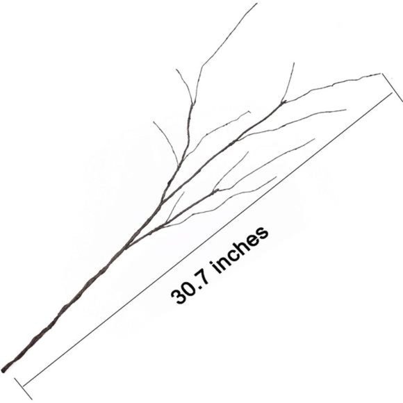 10PCS Lifelike Curly Willow Branches Decorative DriedArtificial Twigs,30.7Inches - Picture 2 of 6